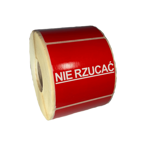 Etykiety samoprzylepne NIE RZUCAĆ 1000szt