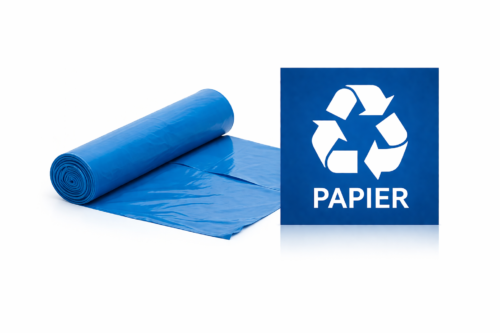 Worki do segregacji papier (niebieski) - 120L