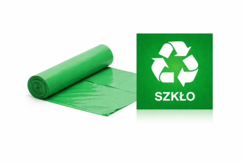 Worki do segregacji szkło (zielony) - 120L