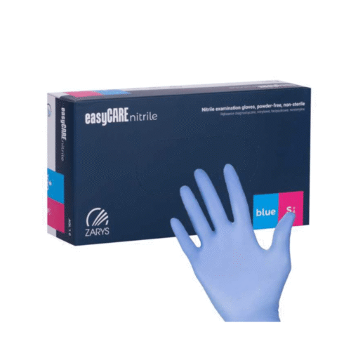 Rękawiczki nitrylowe easycare ZARYS niebieskie
