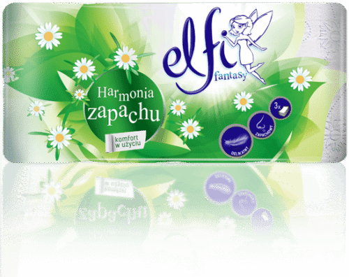 Papier toaletowy elfi 8 rolek