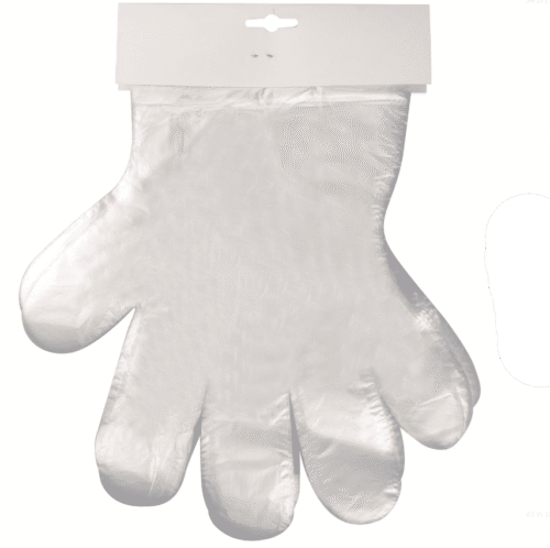 Rękawiczki foliowe jednorazowe 100szt. pakowane
