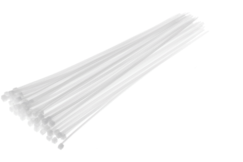 Opaski Zaciskowe białe 100x2,5mm